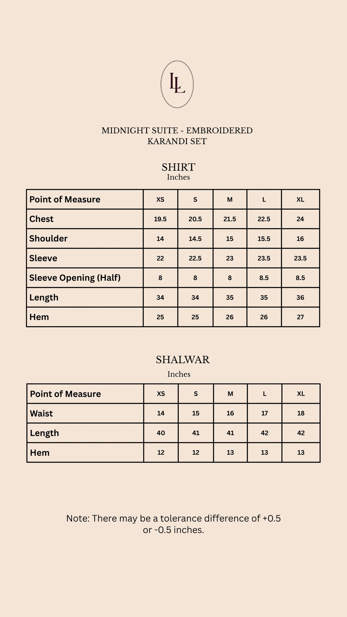 LOOK 2 LUXURY KARANDI SET: MIDNIGHT SUITE