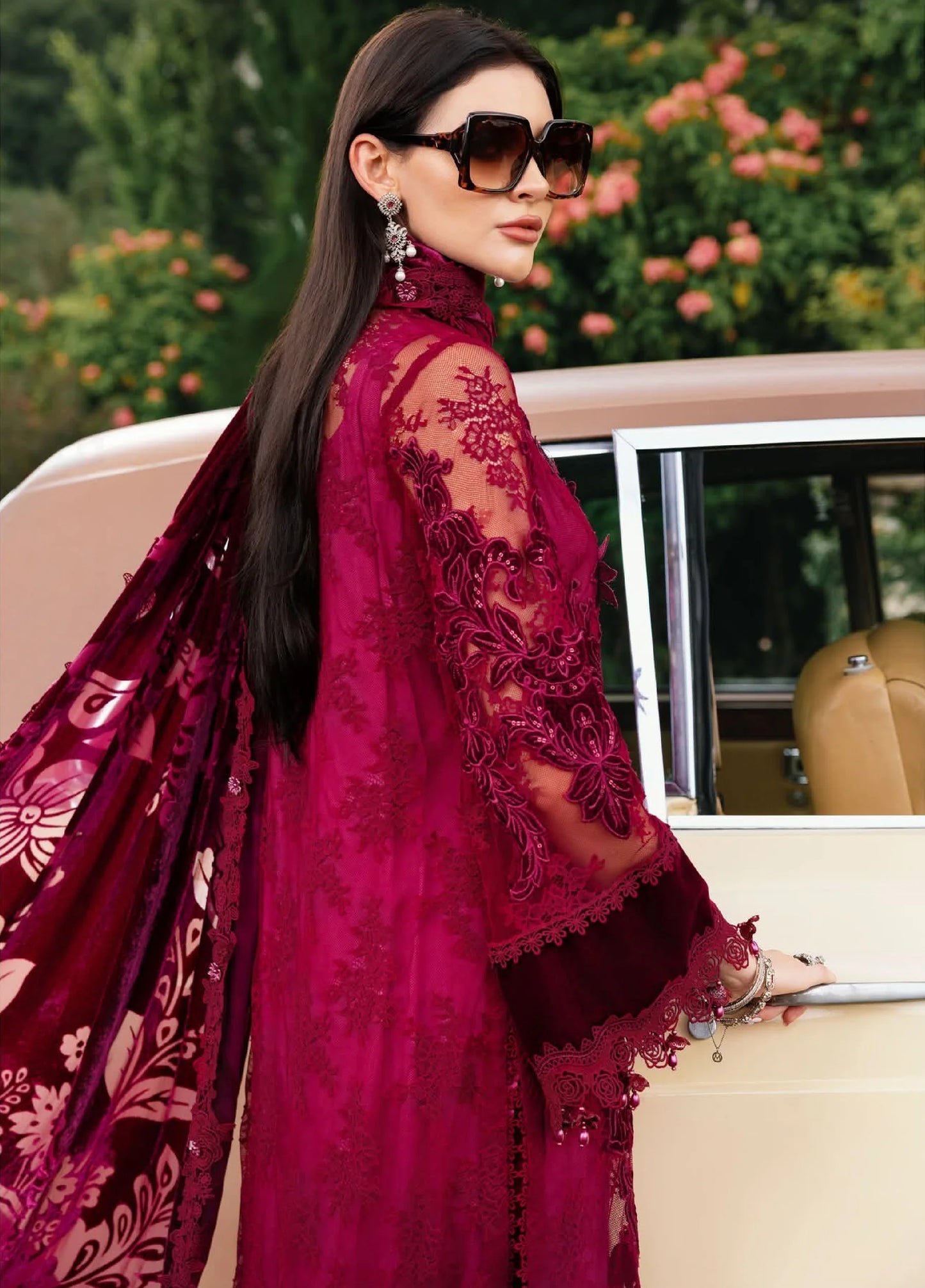 Maria B Unstitched Embroidered Velvet D8