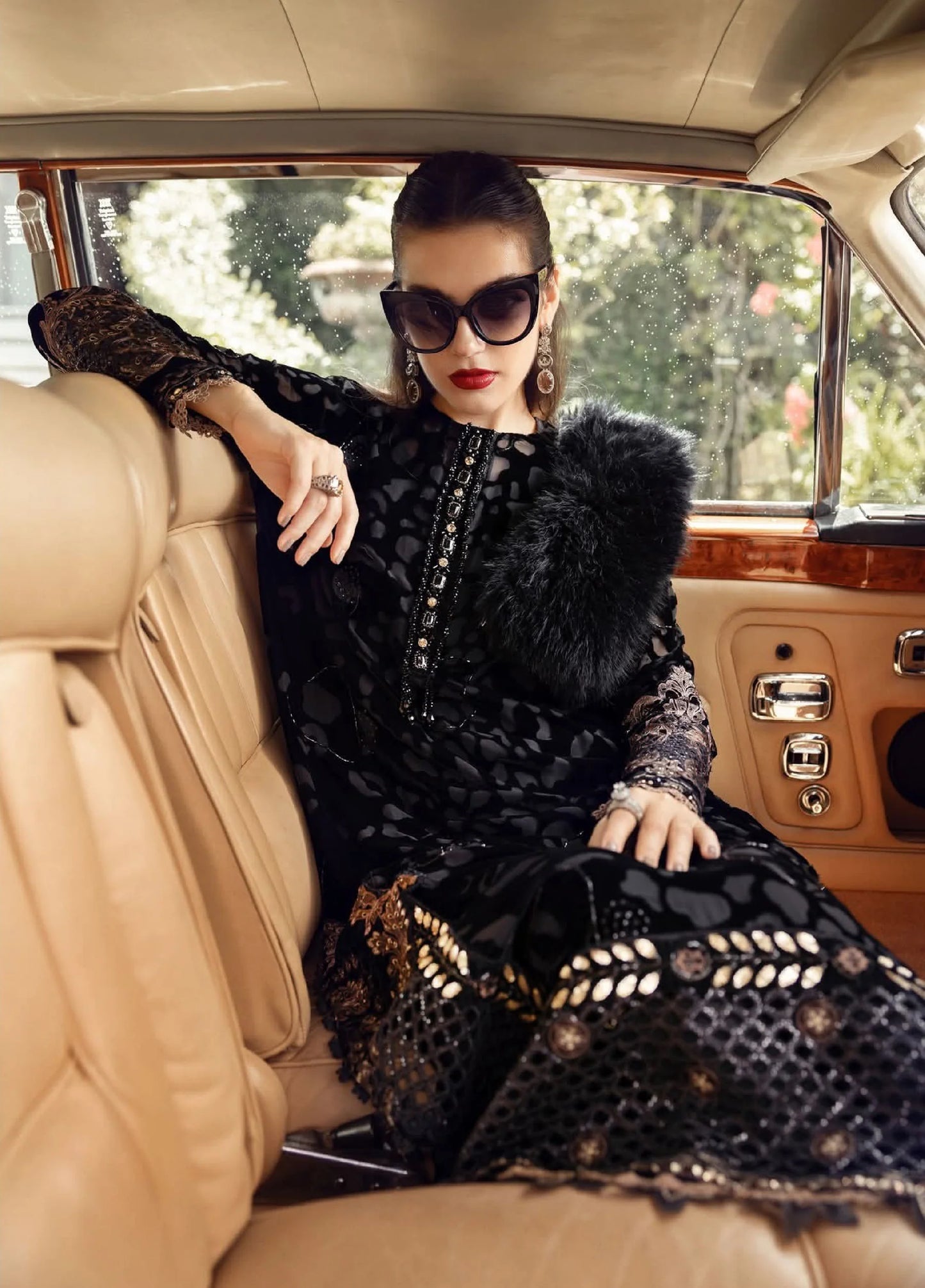 Maria B Unstitched Embroidered Velvet D1