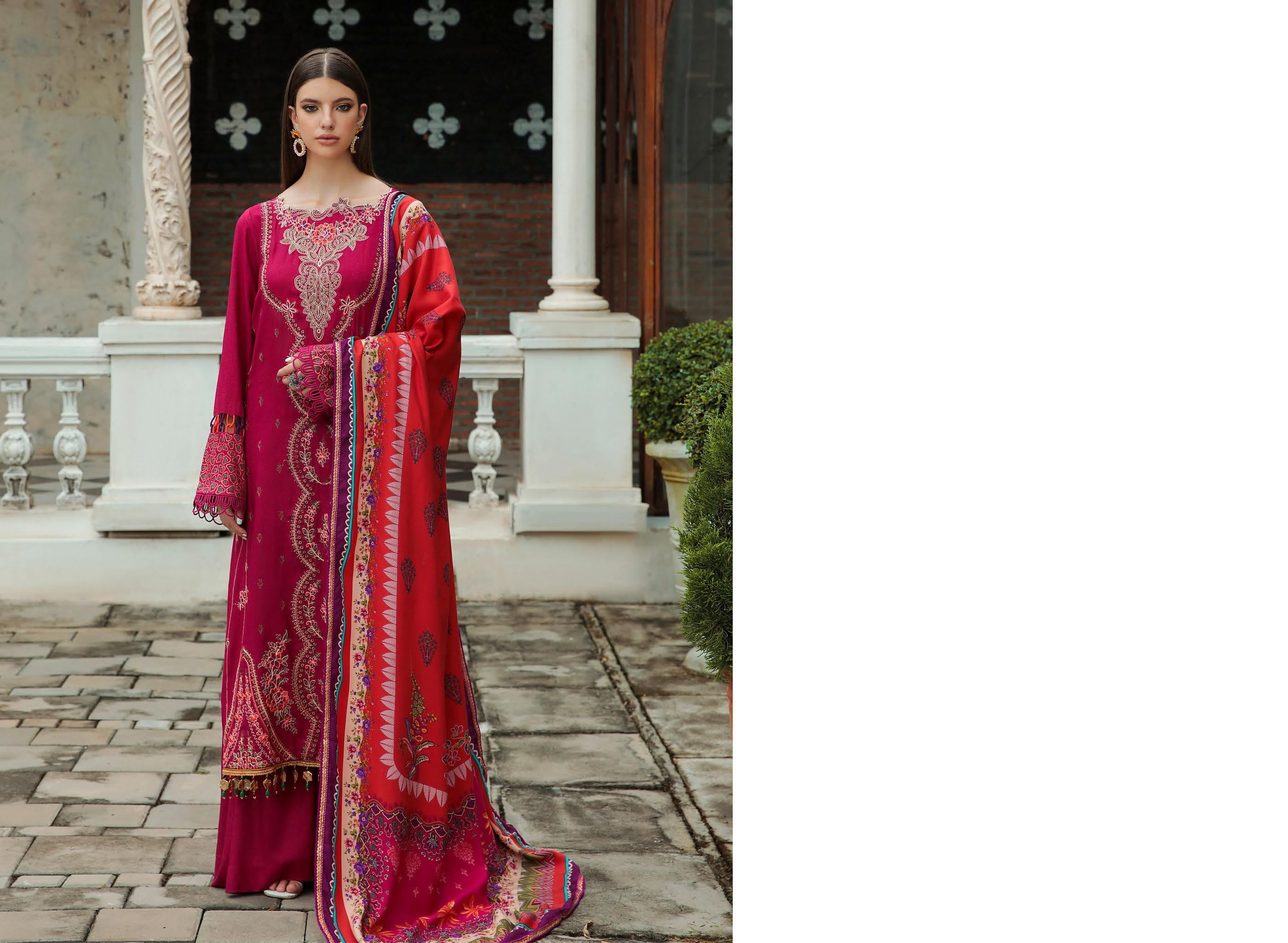 Samima Rjbari RajBari Premium Chikankari - 05B – MURAD FABRICS