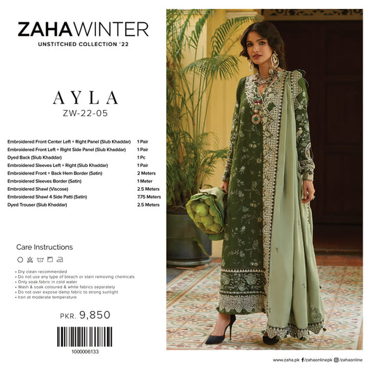 Zaha Winter 2205 AYLA