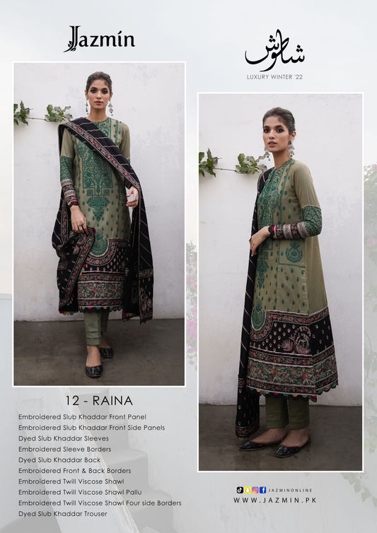 D12 - RAINA - Shahtoosh Luxury Collection 22